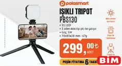 POLOSMART IŞIKLI TRİPOT PBS130